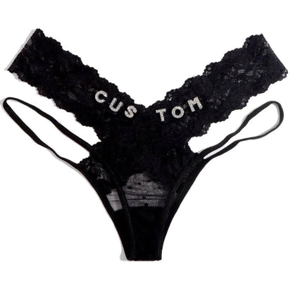 Personalized Thong & Cut Outs - Tesoro Segreto